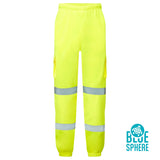 Supertouch Blue Sphere - Supertouch Eco Hi Vis Yellow Jogging Bottoms - EHV07 |  Supertouch Blue Sphere