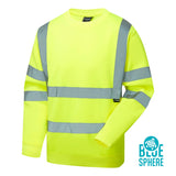 Supertouch Blue Sphere - Supertouch Eco Hi Vis Yellow Sweatshirt - EHV09 |  Supertouch Blue Sphere