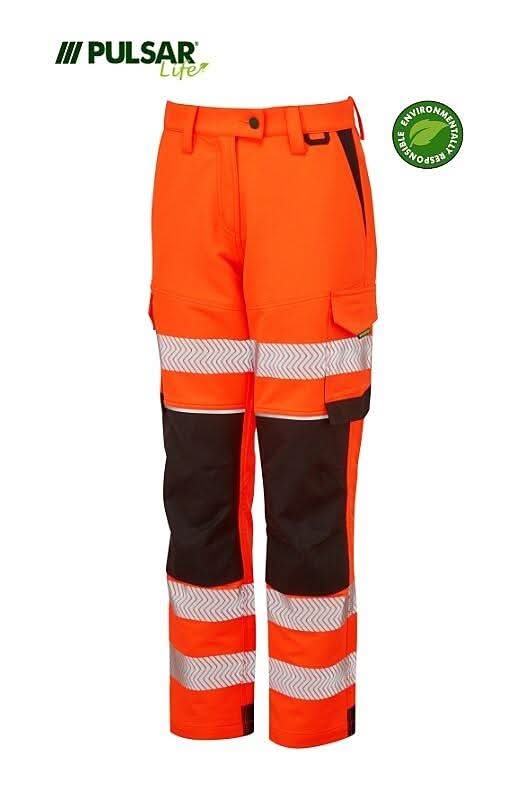 Pulsar LIFE GRS Ladies Stretch Combat Trousers Orange LFE972 - Orange - Customisable Trousers