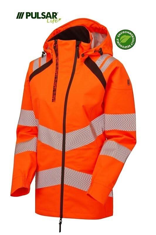 Pulsar LIFE GRS Mens Shell Jacket LFE910 - Orange - Customisable Jacket