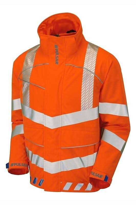 Pulsar Evolution Hi Vis Orange Bomber Jacket EVO253 - Orange - Customisable Jacket