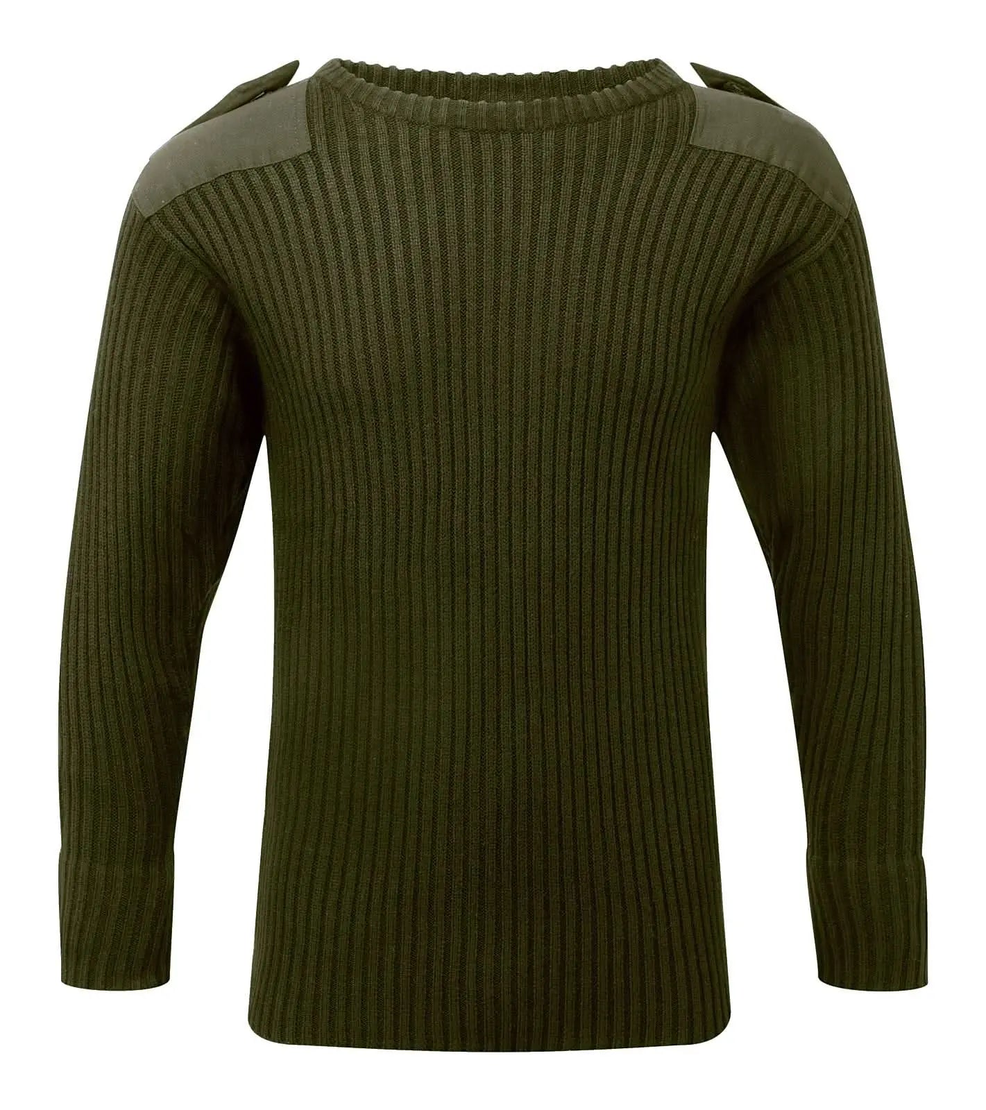 Fort Crew Neck Combat Jumper 120 - Green - Customisable