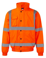 Hi Vis Bomber Jacket 265 - Orange - Customisable Jacket