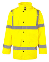 Hi Vis Motorway Jacket 210 - Yellow - Customisable Jacket