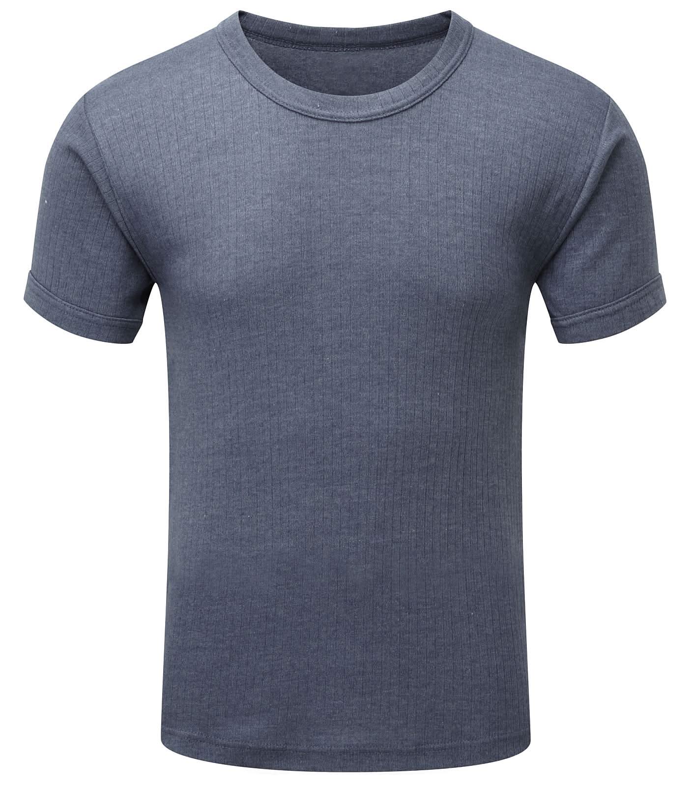 Fort Thermal Short Sleeve Vest 802 - Denim - Customisable