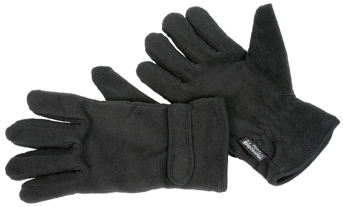 Thinsulate Fleece Glove 601 - Black One Size - Customisable Gloves