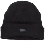 Thinsulate Knitted Watch Hat 401 - Black One Size - Customisable Hats