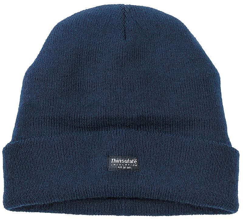 Thinsulate Knitted Watch Hat 401 - Navy Blue One Size - Customisable Hats