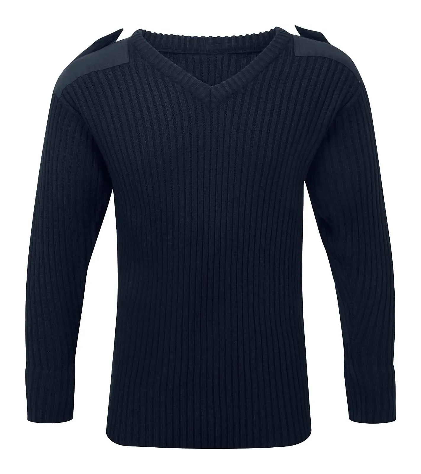 Fort V Neck Combat Jumper 120 V - Navy Blue - Customisable