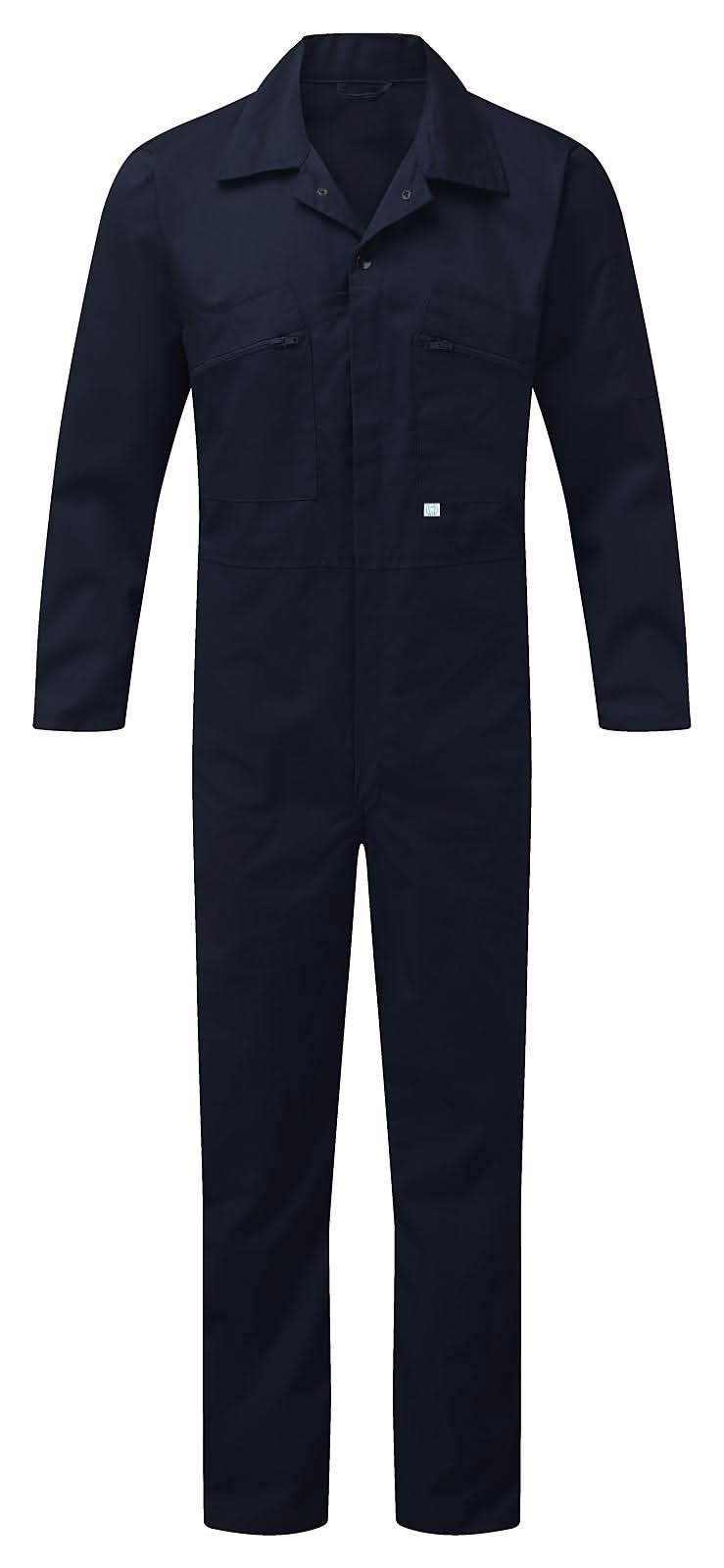 Fort Zip Front Coverall 366 - Navy Blue - Customisable Coveralls