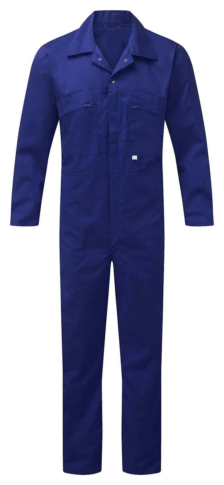 Fort Zip Front Coverall 366 - Royal Blue - Customisable Coveralls