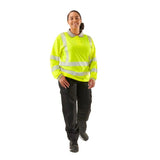 Supertouch - Ladies Hi Vis Yellow Jaya Birds Eye Polo - HV306 |  Supertouch