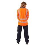 Supertouch - Ladies Hi Vis Orange Jaya Birds Eye Polo - HV307 |  Supertouch
