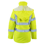 Supertouch - Ladies Hi Vis Yellow Kamela Padded Jacket - HV300 |  Supertouch