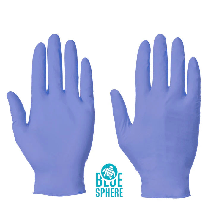 Supertouch Blue Sphere - Supertouch Eco Powderfree Nitrile Gloves - DS05 |  Supertouch Blue Sphere
