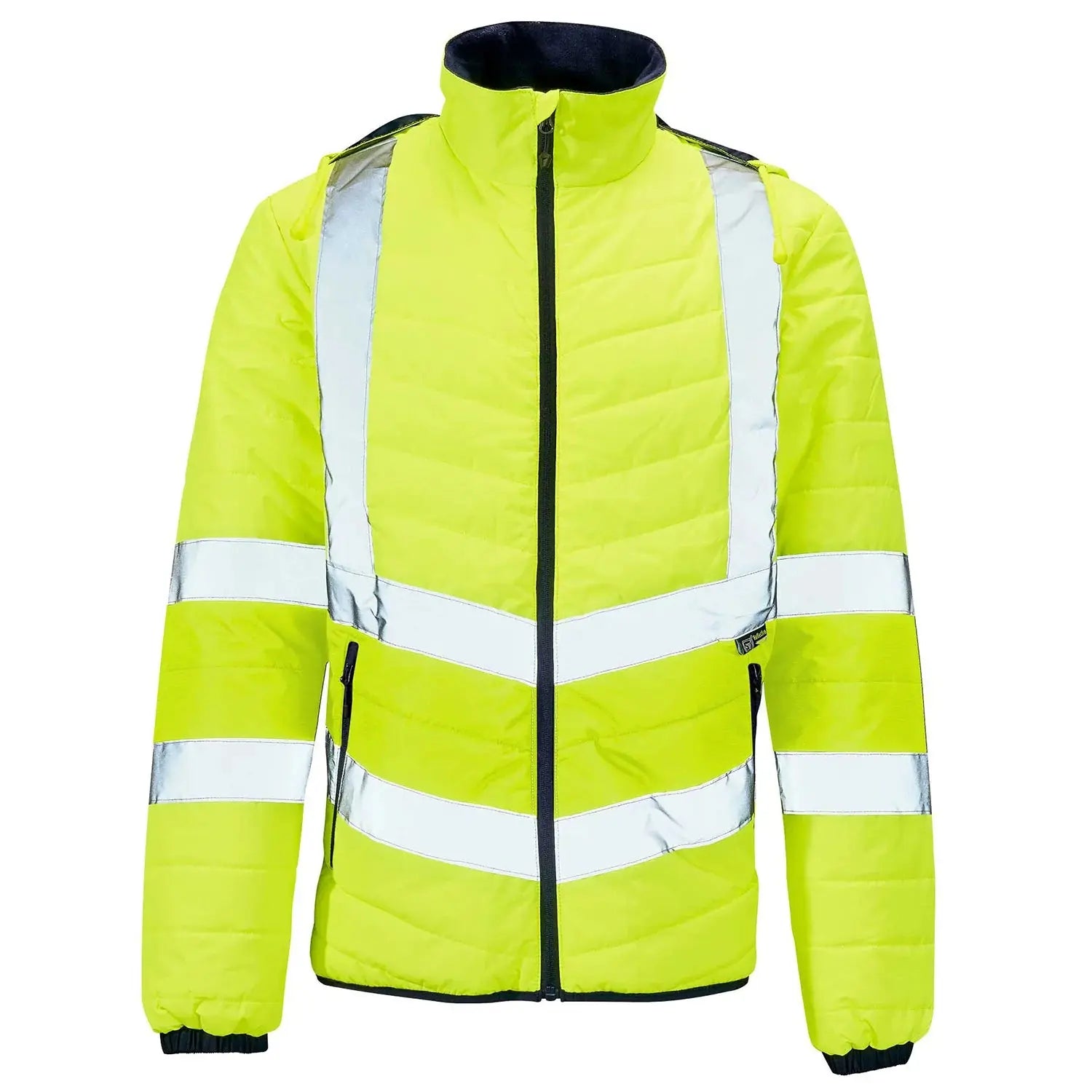 Supertouch Hi Vis Yellow Puffer Jacket - H148 |  Supertouch