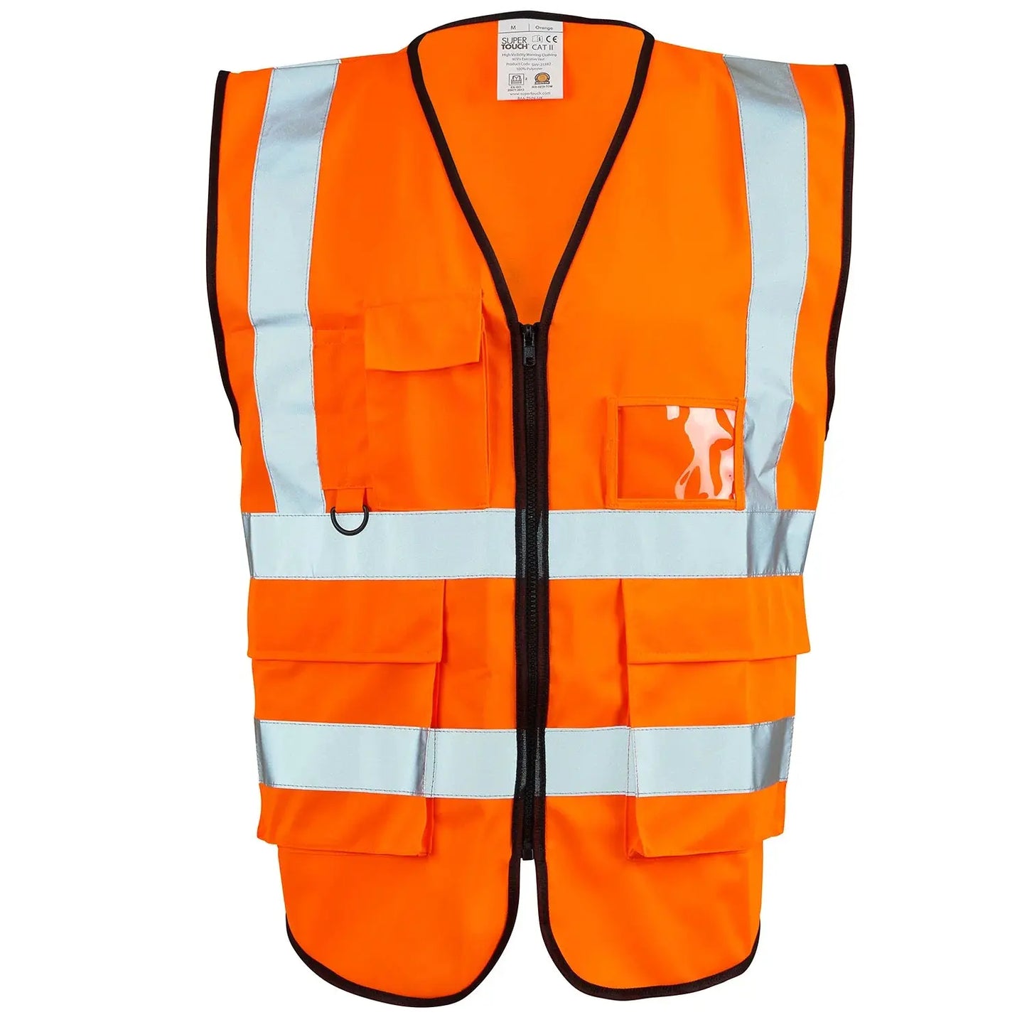 Supertouch Hi Vis Yellow 2 Tone Executive Vest - H116 |  Supertouch