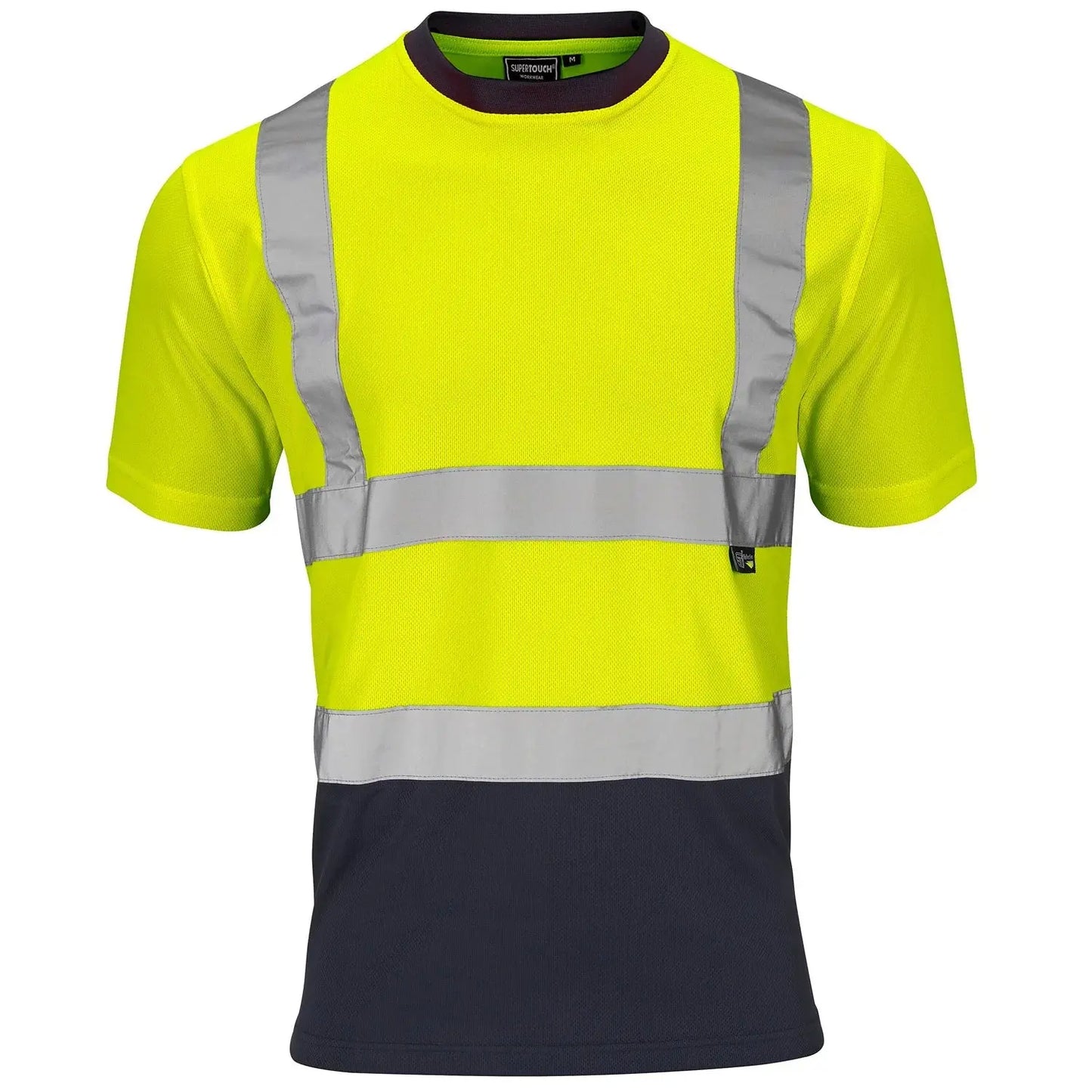 Supertouch Hi-Vis 2 Tone Yellow T-Shirt - H138 |  Supertouch