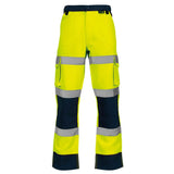 Supertouch Hi-Vis 2 Tone Yellow Combat Trousers - H140 |  Supertouch