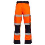 Supertouch Hi-Vis 2 Tone Orange Combat Trousers - H139 |  Supertouch