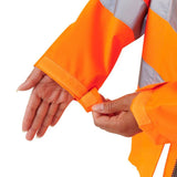 Supertouch - Ladies Hi Vis Orange Sophia Lightweight Jacket - HV303 |  Supertouch