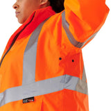 Supertouch - Ladies Hi Vis Orange Sophia Lightweight Jacket - HV303 |  Supertouch