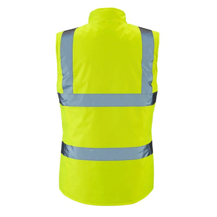Supertouch - Ladies Hi Vis Yellow Anjali Body Warmer - HV304 |  Supertouch