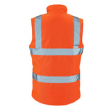 Supertouch - Ladies Hi Vis Orange Anjali Body Warmer - HV305 |  Supertouch
