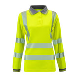 Supertouch - Ladies Hi Vis Yellow Jaya Birds Eye Polo - HV306 |  Supertouch
