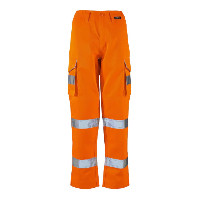 Supertouch - Ladies Hi Vis Orange Hana Combat Trouser - HV311 |  Supertouch