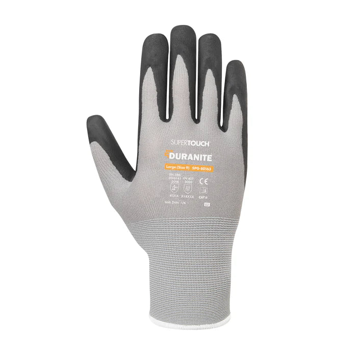 Supertouch - Duranite 15G Nitrile Micro Foam Grey - DN80 |  Supertouch