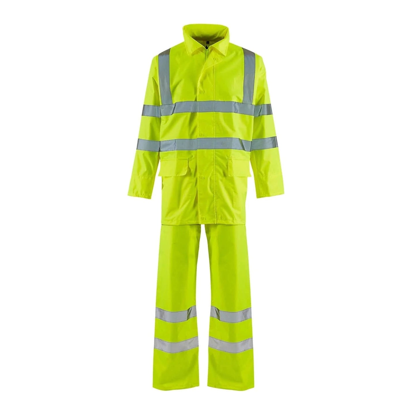 Supertouch Hi-Vis Yellow Lite Rainsuit - H130 |  Supertouch