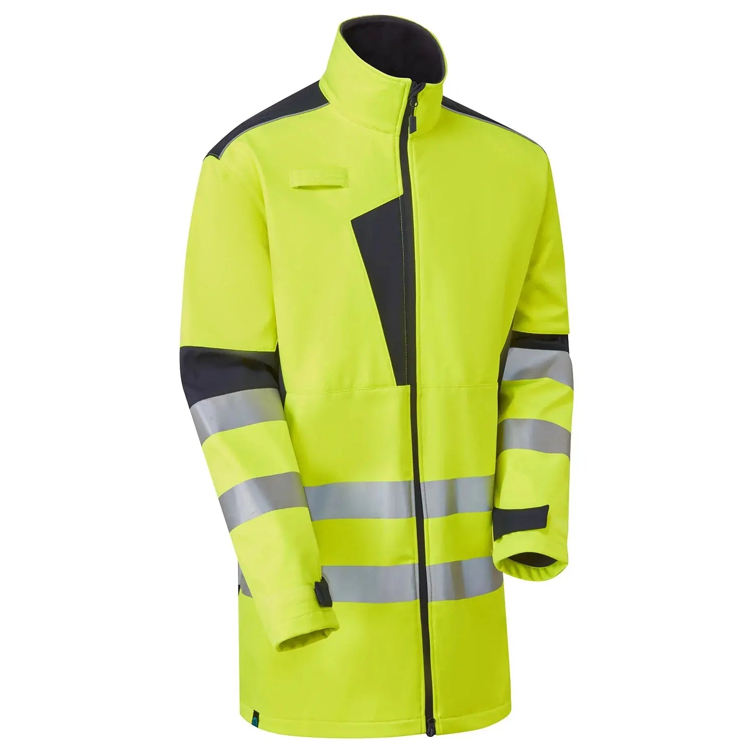 Supertouch Blue Sphere - HV System Eco 3-Layer Yellow Softshell Parka - SYS05 |  Supertouch Blue Sphere