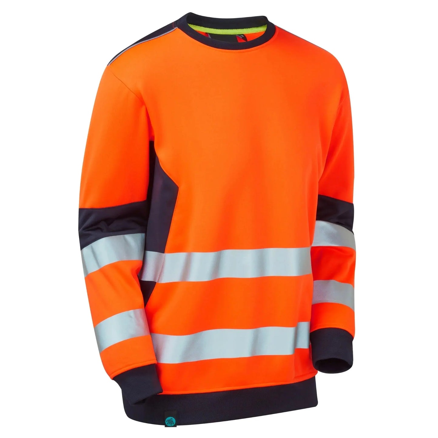 Supertouch Blue Sphere - System Hi-Vis ECO Crew Neck Orange Sweatshirt - SYS20 |  Supertouch Blue Sphere