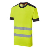 System Hi-Vis Eco CottonCool Yellow T-Shirt - SYS11 |  Supertouch Blue Sphere