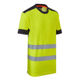 System Hi-Vis Eco CottonCool Yellow T-Shirt - SYS11 |  Supertouch Blue Sphere