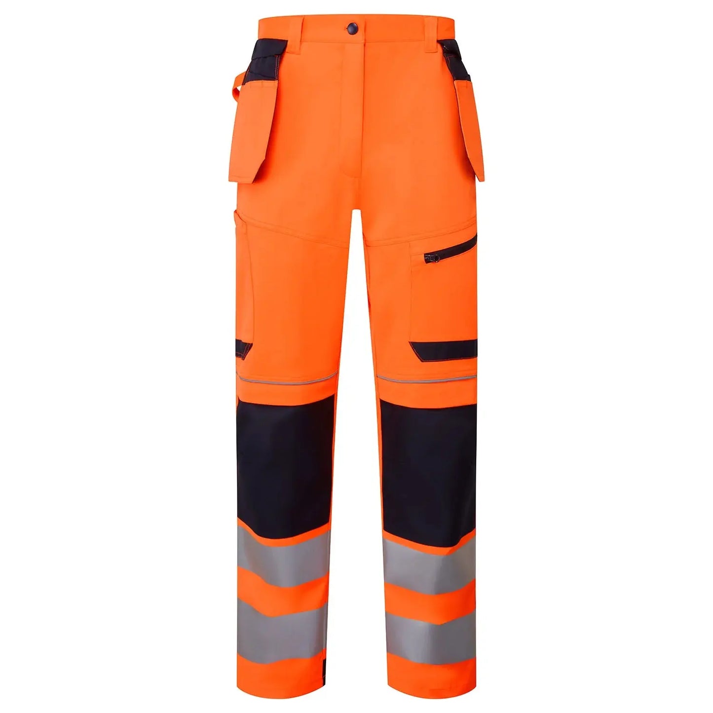 Supertouch Blue Sphere - System Hi-Vis Eco Stretch Removable Holster Orange Trousers - SYS14 |  Supertouch Blue Sphere