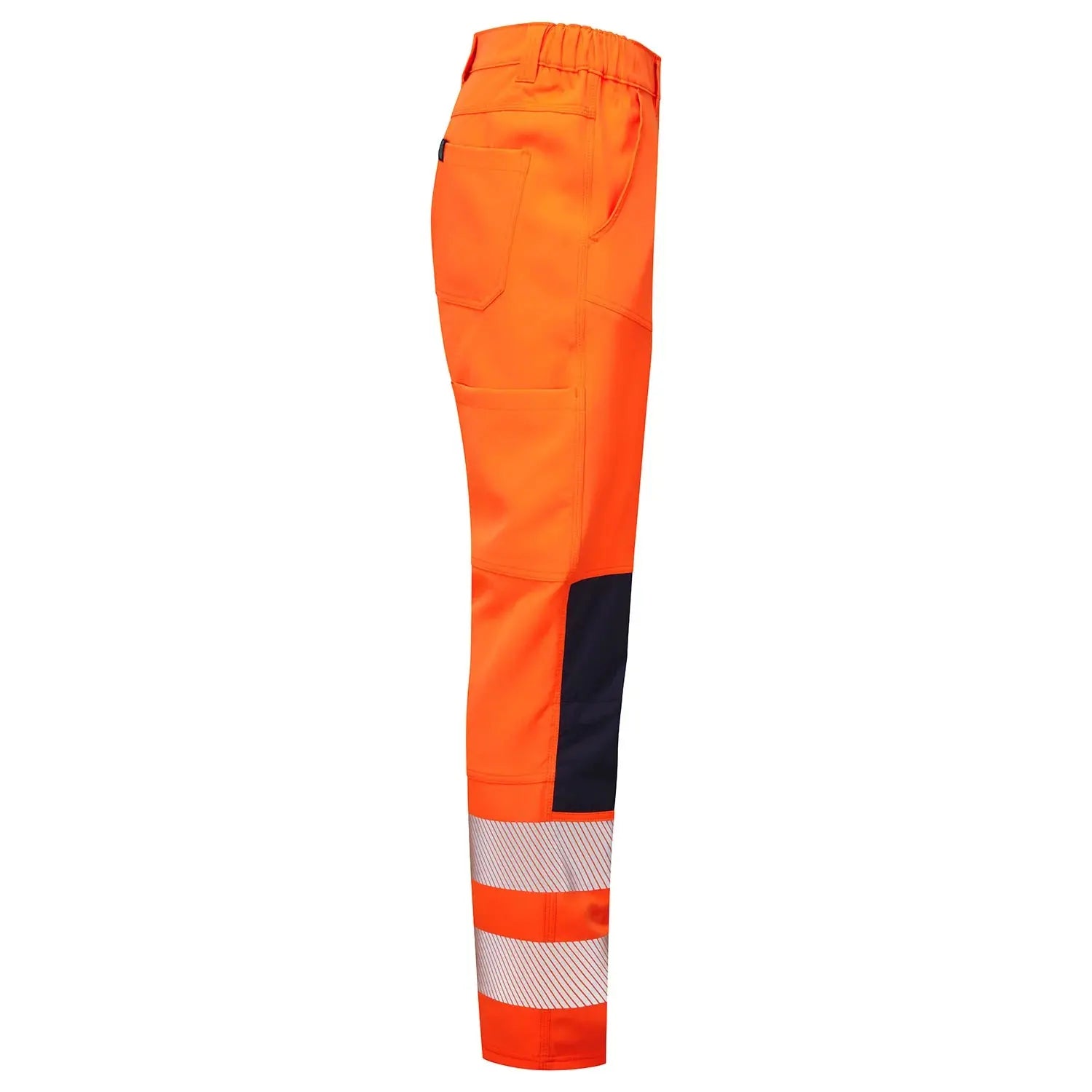 Supertouch Blue Sphere - Essentials Hi Vis Eco Coolair 4-Way Stretch Orange Trousers - ESS12 |  Supertouch Blue Sphere