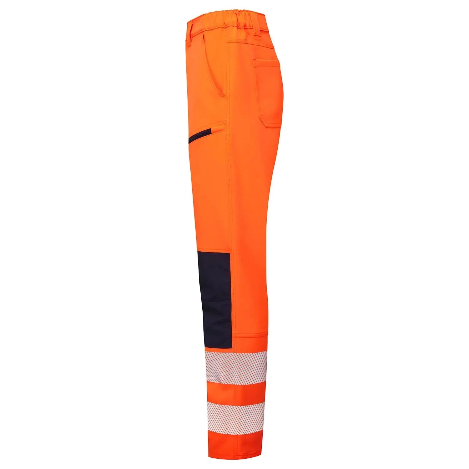 Supertouch Blue Sphere - Essentials Hi Vis Eco Coolair 4-Way Stretch Orange Trousers - ESS12 |  Supertouch Blue Sphere