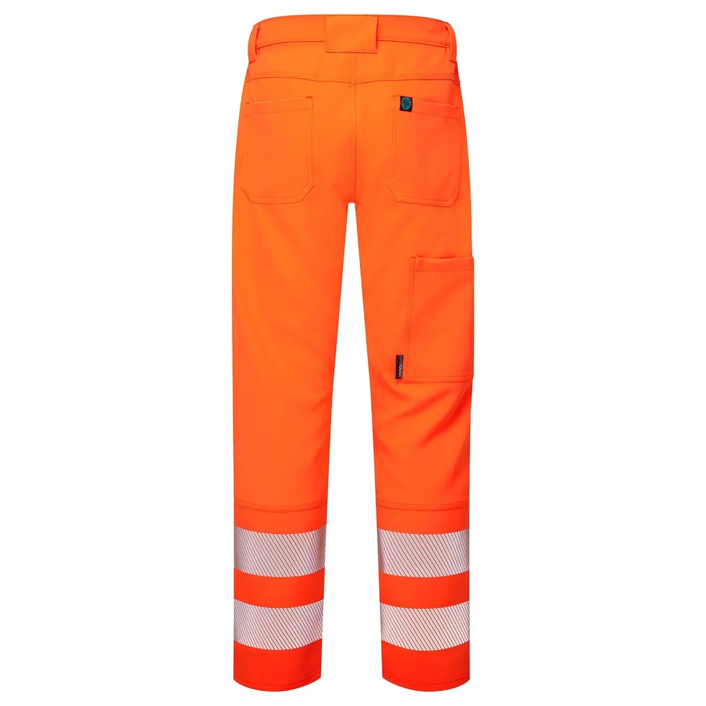 Supertouch Blue Sphere - Essentials Hi Vis Eco Coolair 4-Way Stretch Orange Trousers - ESS12 |  Supertouch Blue Sphere